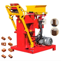 Macchina per Piccole Imprese Domestiche SY2-25, Macchina Idraulica per Modellare Blocchi di Terra, Macchina per Produzione di Mattoni Autobloccanti