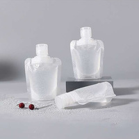 Emballage en sachet refermable transparent laminé BOPP/VMCPP résistant à l'humidité réutilisable 30ml/50ml/100ml Shampooing Cosmétiques Format voyage