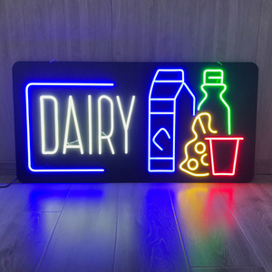 Enseigne néon LED personnalisée imprimée en 3D UV, en acier inoxydable, étanche IP65, multicolore, lettres lumineuses pour publicité extérieure - Product Image 5