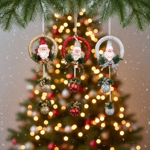 Homeera Christmas Ornament 85x30cm Fabric Pearl Cotton Plastic Round Tree Decoration Holiday Theme Decor - Product Image 2