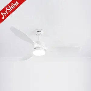 1stshine LED ceiling fan outdoor IP44 waterproof wet space use plastic led ceiling fan