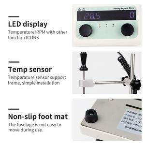 البلاستيك مع صحن تسخين lcd مع محرض كهربائي خلاط معمل - Product Image 6