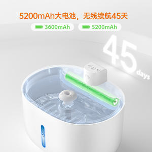 Fontaine à eau intelligente Dudu pour animaux de compagnie avec filtre pour chiens et chats, prise US, distributeur d'eau automatique avec contrôle par application - Product Image 4