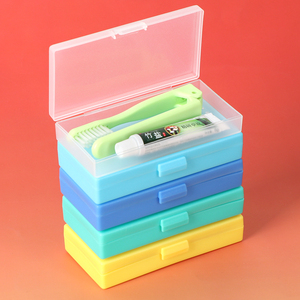 SUNSHING Foldable Toothbrush Case <b>Small</b> Travel Plastic Toothbrush Storage Portable Oral Care Box Kids Tooth Brush <b>Container</b> - Product Image 1