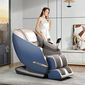 Fabrika fiyat lüks Pu deri ofis ev kullanımı 4d sıfır yerçekimi tam vücut masajı sandalye ile monitör