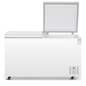 Factory <span class=keywords><strong>Outlet</strong></span> Congelador vertical Nevera Hot Commercial Blast Display Refrigerador Congelador de helados profundos - Product Image 1