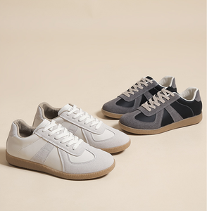 <span class=keywords><strong>Zapatillas</strong></span> Deportivas Clásicas de Piel Sintética Blanca para <span class=keywords><strong>Mujer</strong></span>, Zapatos Casuales para Caminar con Suela de Goma Retro - Product Image 6