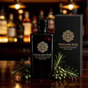 Bottiglia Mini Super-Flint Personalizzata da 250ml con Tappo, Vuota, per Liquori, Whisky, Degustazione, Bomboniera, Confezione Regalo, Ingrosso - Product Image 4