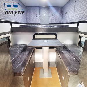 ONLYWE Tiny Overland Pickup Four Wheel Camper, Camper para Camioneta de Plataforma Plana, RV Todoterreno, Camper Deslizable de Cama Corta, Camper Pop-up para Camioneta en Venta - Product Image 6