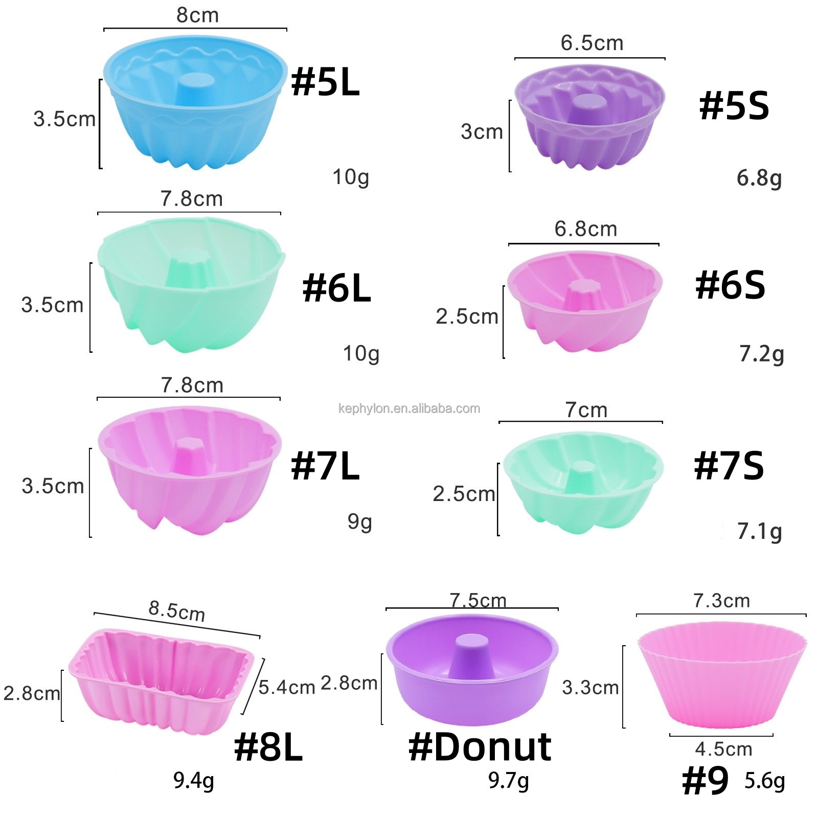 Moule à Donuts Couleurs Assorties
