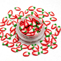 Bulk Polymeer Klei Plakjes Fruit Watermeloen Aardbei Citroen Strooien Diy Slijm Mix Zacht Aardewerk Nail Art Decoratie Diy Ambacht