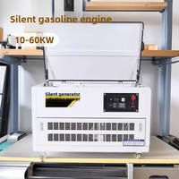 Daze Power 25 kW Wassergekühlter Benzingenerator mit Geschlossenem Rahmen Elektrischer Start 220/380V Stabile Leistung Notstromversorgung für Tierhaltung