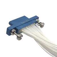 Connecteur mâle d'aviation série J30 J30-NTJ, boîtier en plastique et contacts en nylon, indice de protection IP67, connecteur à sertir rectangulaire