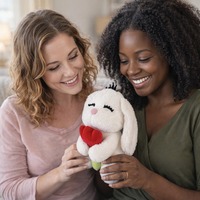 Peluche de lapin de Pâques de 25 cm, nouvelle, de haute qualité, mignonne, douce, en forme d'animal de dessin animé, avec de longues oreilles