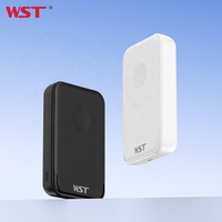 WST New Portable Outdoor Mini 15W Wireless Magnetic 10000mah Power Bank pour téléphone portable