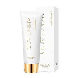Amino Acid Brushed Facial Cleanser Gentle Moisturizing Cleansing Milk for Unisex Dry Sensitive Skin Face Wash Private Label