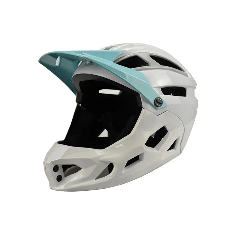 Aanpassen Outdoor Cyclus Fiets Scooter Bescherming Veiligheid Helm Fullface Mtb Mountainbike Full Face Kids Kind Helm