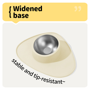 Bol pour chien en silicone de qualité alimentaire moderne et durable avec logo personnalisé, inserts amovibles en acier inoxydable, base antidérapante pour un nettoyage facile - Product Image 3