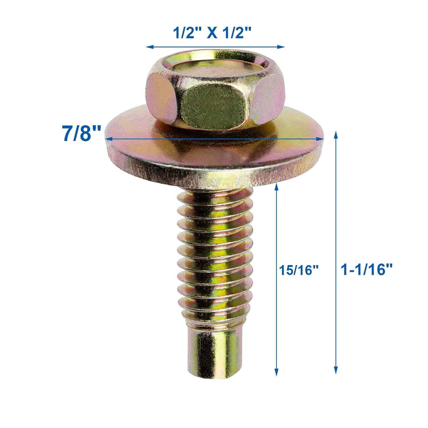 5/16-18 x 1 UNC Zoll Sechskantschraube Stahl verzinkt Grd 5 5/16-18 x 1 UNC Zoll Sechskantschraube Stahl verzinkt Grd 5
