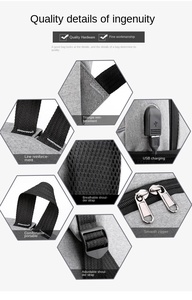 Ensemble trois pièces Style coréen nouveaux hommes femmes voyage en plein air <span class=keywords><strong>sac</strong></span> à dos décontracté école affaires <span class=keywords><strong>ordinateur</strong></span> portable <span class=keywords><strong>sac</strong></span> pour étudiant - Product Image 4