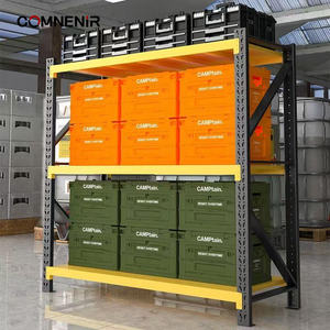 رف فولاذي صناعي قابل للتخصيص متعدد الطبقات أثاث مكتبي للمستودعات/المكاتب قابل لتخصيص الارتفاع - Product Image 1