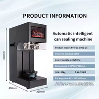 2024 nouveau Style facile à utiliser automatique PET tasse peut Machine de scellage 110V/220V Portable café lait thé boisson peut scellant Machine