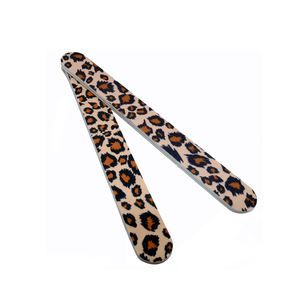 โรงงานผลิตแฟชั่นใหม่ จำหน่ายตะไบเล็บลายเสือดาว ตะไบเล็บรูปกล้วยแบบกำหนดเองได้ - Product Image 4