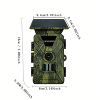 Kamera Trail Wifi Tenaga Surya dengan Penglihatan Malam 60MP 8K, Waktu Trigger 0.3s untuk Pemantauan Satwa Liar dan Berburu