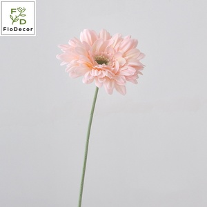 Flor Artificial de Crisantemo Gerbera Africana Blanca de Tallo Único de 43 CM al por Mayor para Decoración del Día de San Valentín y el Día de la Madre - Product Image 6