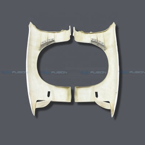Para Nissan Silvia S13 180SX 240SX 1989-1998, Guardabarros Delantero Ancho de Fibra de Vidrio Estilo BN +25mm, Kit de Carrocería Ventilado - Product Image 2