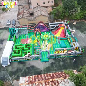 JOYFUL FUN Nouveau <span class=keywords><strong>Parc</strong></span> D'Attractions Gonflable Aux Obstacles Dinosaure <span class=keywords><strong>Parc</strong></span> Gonflable <span class=keywords><strong>Parc</strong></span> De Jeux Gonflable - Product Image 2