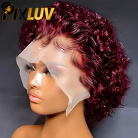 13X4 HD Lace Echthaar-Perücke mit Locken für Schnittperücken, Klebefreies Rohhaar für Schwarze Frauen