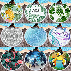 <span class=keywords><strong>Serviette</strong></span> <span class=keywords><strong>de</strong></span> plage ronde à pampilles en microfibre <span class=keywords><strong>Serviette</strong></span> <span class=keywords><strong>de</strong></span> bain châle <span class=keywords><strong>de</strong></span> surf absorbante à séchage rapide moderne - Product Image 2