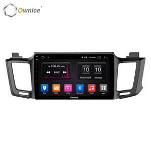 Touch Screen Auto Sistema Multimediale di Intrattenimento Radio Video Audio di Navigazione GPS Stereo Lettore DVD Per Toyota RAV4 2013 - 2016