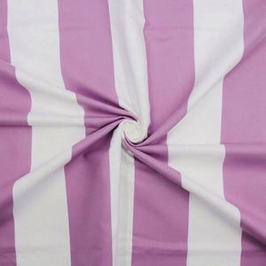 Serviette de plage en microfibre à rayures colorées, prix OEM, haute qualité - Product Image 4