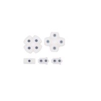 Kit de boutons conducteurs en silicone pour manettes PS4 001 020 030 050 – Pièces de rechange en caoutchouc pour réparation