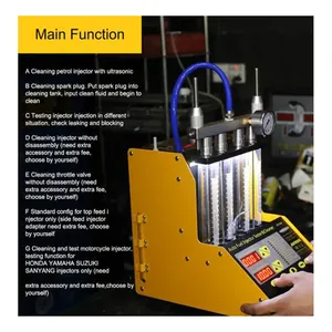 Autool CT150 xe phun nhiên liệu Tester làm sạch máy phun Cleaner Tester Công cụ Chẩn đoán Tiếng Anh Bảng điều chỉnh 220V/110V - Product Image 3