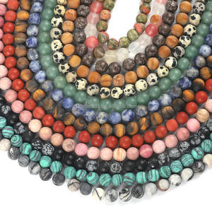 Perles rondes en pierre précieuse naturelle, 4MM, 6mm, 8mm, 10mm, 12mm, excellente qualité, pour la fabrication <span class=keywords><strong>de</strong></span> Bracelets et <span class=keywords><strong>de</strong></span> bijoux - Product Image 3