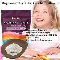 Glycinate de magnésium + gouttes de multivitamines pour enfants | Avec B12, D3 et probiotiques