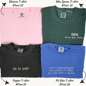 เสื้อยืดแขนยาวปักลายสำหรับเป็นของขวัญวันแม่แบบยั่งยืน - Product Image 5