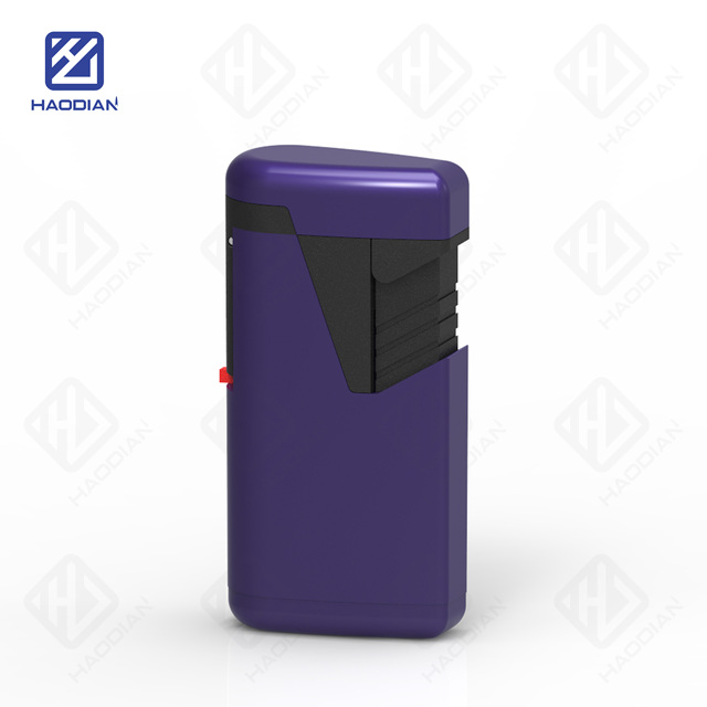 Attractive Price New Type Powerful Fancy Multipurpose Classic Plastic Double Flame Refillable Gas Lighter for Camping Cigarette