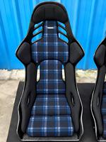 Untuk Kursi Bucket Recaro CS yang Dapat Disesuaikan, Sandaran Serat Karbon, Cocok Universal untuk Infiniti G35 G37 Q50 Q60
