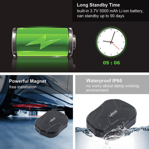 VJOYCAR - <span class=keywords><strong>GPS</strong></span> <span class=keywords><strong>para</strong></span> Automóvil Multifuncional con Fuerte Imán 4G, Batería de Larga Duración de 5000 mAh/10000 mAh <span class=keywords><strong>para</strong></span> Vehículos - Product Image 4