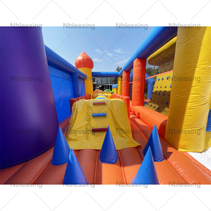 NewBlessing Commercial Outdoor <b>Inflatable</b> Obstacle Course Playground for Children With CE Blower and 3-Year Warranty <b>Inflatable</b> - Product Image 2