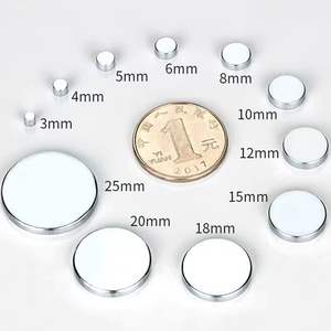 강력한 자성 재료 N35 N38 N42 <span class=keywords><strong>N50</strong></span> N52 디스크 소형 미니 자석 시트 D1-20mm NdFeB 네오디뮴 원형 자석 영구 자석 - Product Image 5