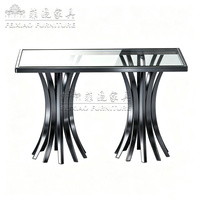 Table de console de haute qualité pour mariage, simple et abordable, idéale pour les événements, les hôtels, les couloirs, la salle à manger et le salon.