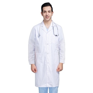Haute qualité vêtements médicaux infirmière médecin vêtements de travail dame femmes hôpital vêtements <span class=keywords><strong>à</strong></span> manches longues manches courtes blouse de laboratoire blanche - Product Image 2