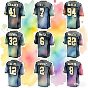 Alta qualità cucito Alvin Kamara Taysom Hill Chris Olave New Orleans maglia da Football americano - Product Image 1