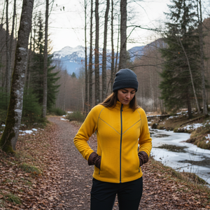 Giacca invernale TIVO da donna con motivo solido in pelle di pecora con Logo personalizzato di imbottitura in poliestere e cotone di breve durata - Product Image 3