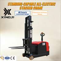 Chariot élévateur électrique XingJi, batterie lithium-ion, transmission intégrale, certifié CE, capacité de 560 à 980 kg, largeur de 880 mm, garantie 1 an, électrique